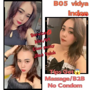 B05 Vidya - IndonesiaRM 210 / 1 Shot / 45 MinutesRM 260 / 2 Shot / 60 Minutes