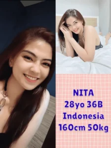 Nita - IndonesiaRM 190 / 1 Shot / 30 MinutesRM 290 / 2 Shot / 60 Minutes
